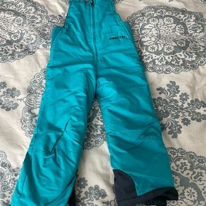 Teal Snow Bibs- unisex